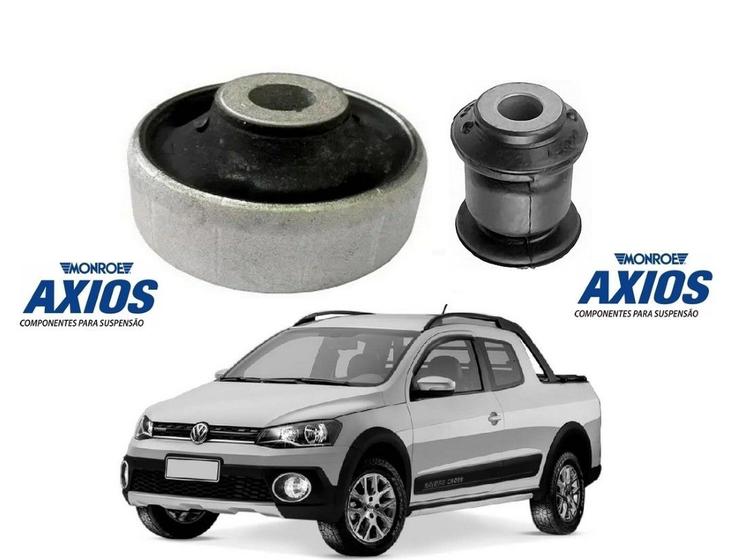 Imagem de Par bucha bandeja dianteira axios volkswagen saveiro cross g6 1.6 2014 a 2017