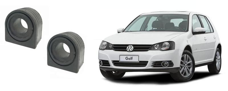 Imagem de Par Bucha Barra Estabilizadora Dianteira Jetta Golf Tiguan