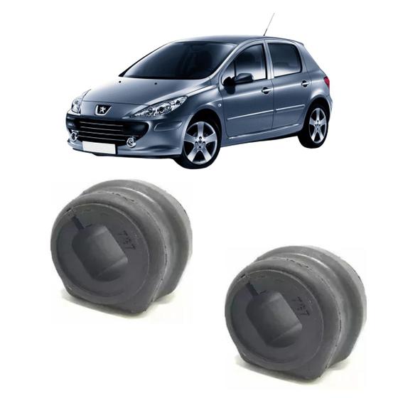 Imagem de Par Bucha Barra Estabilizadora Dianteira Peugeot 307 22MM