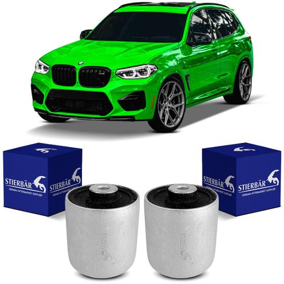Imagem de Par Bucha Do Braço Tirante Controle Oscilante Curvo Suspensão Dianteira BMW X3 M Competition F97 2019 2020 2021 2022