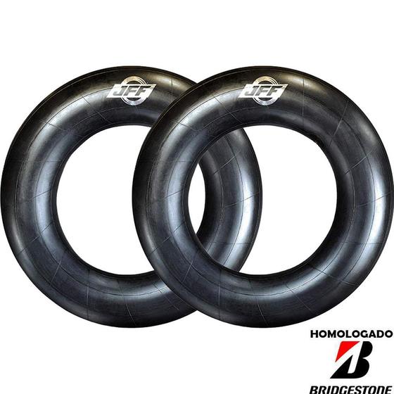 Imagem de Par Câmaras De Ar 18.4-30 Aro 30 Bico Metal Tr218a Jff Homologado Bridgestone