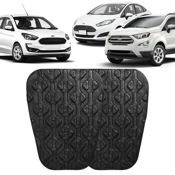 Imagem de Par Capa Pedal Freio e Embreagem Ecosport Ka New Fiesta 2013/2021
