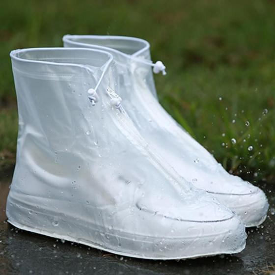 Imagem de Par Capa Protetora Para Tênis Sapato Chuva Agua Impermeável