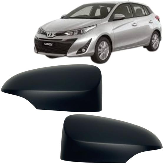 Imagem de Par Capa Retrovisor Toyota Yaris 2018 2019 20 A 2023 C/Pisca