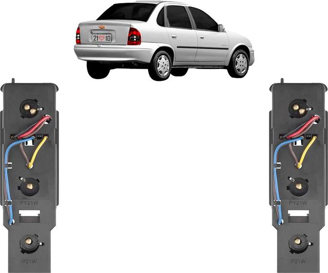 Imagem de Par Circuito Da Lanterna Traseira Corsa 4p 94 A 09 Ld E Le