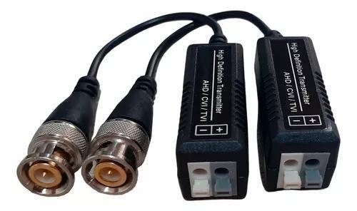 Imagem de Par Conector Video Balun Engate Rápido Camera Ahd Cvi