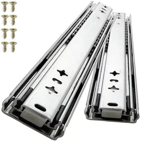 Par Corrediça Para Gaveta Telescópica H35mm Light 25cm 30kg Menor preço em Par Corrediça Para Gaveta Telescópica H35mm Light 25cm 30kg