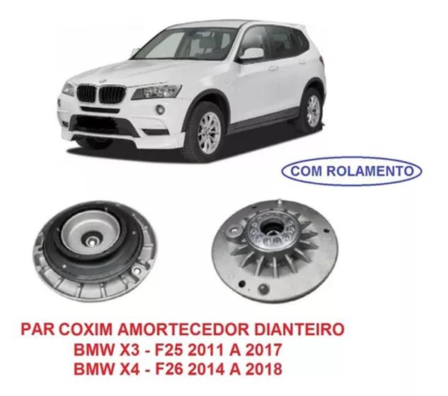 Imagem de Par Coxim Amortecedor Dianteiro Bmw X3 2015 2016 2017 F25