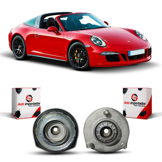 Imagem de Par Coxim Batedor Batente Suporte Rolamento Amortecedor Dianteiro Porsche 911 Targa 2012 2013 2014 2015 2016