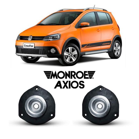 Imagem de Par Coxim Batente Dianteiro Volkswagen Crossfox 2015 A 2019