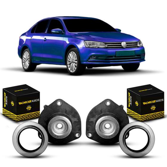 Imagem de Par Coxim Batente Original Axios Rolamento Amortecedor Dianteiro Volkswagen Jetta 2011 2012 2013 2014 2015 2016 2017