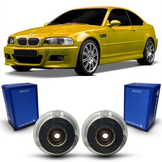 Imagem de Par Coxim Batente Suporte Batedor Reparo Suspensão Amortecedor Dianteiro BMW M3 E46 2000 2001 2002 2003 2004 2005 2006