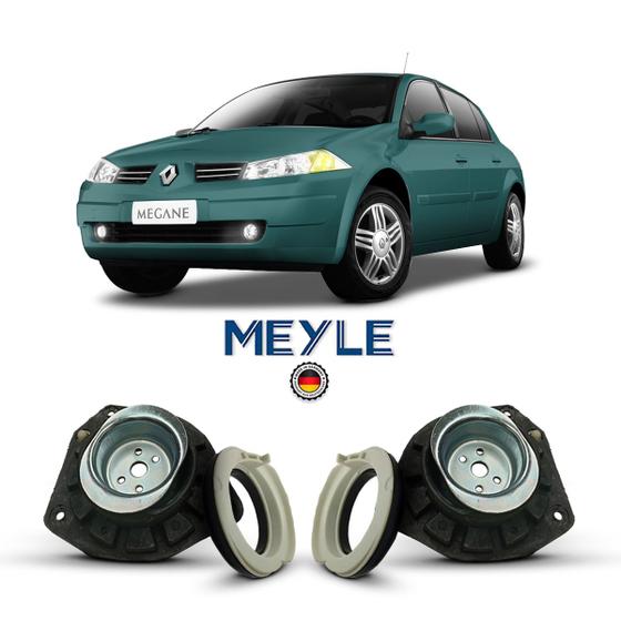 Imagem de Par Coxim Batente Suporte Meyle Rolamento Suspensão Dianteira Renault Megane 2006 2007 2008 2009 2010 2011 2012 2013