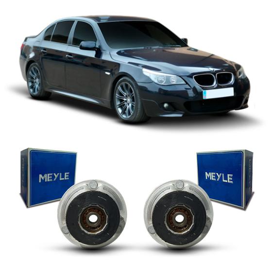 Imagem de Par Coxim Batente Suporte Rolamento Original Meyle Amortecedor Dianteiro BMW 530i E60 2003 2004 2005 2006 2007 2008 2009