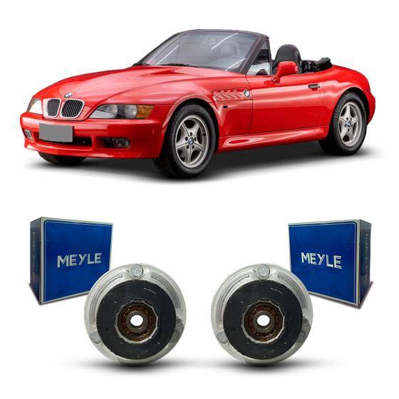 Imagem de Par Coxim Batente Suporte Rolamento Original Meyle Amortecedor Dianteiro BMW Z3 E36 1996 1997 1998 1999 2000 2001