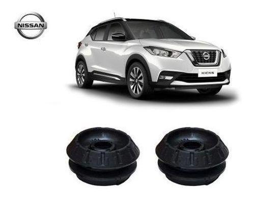 Imagem de Par Coxim Batente Suspensão Dianteira Nissan Kicks 2016 2017 2018 2019 2020