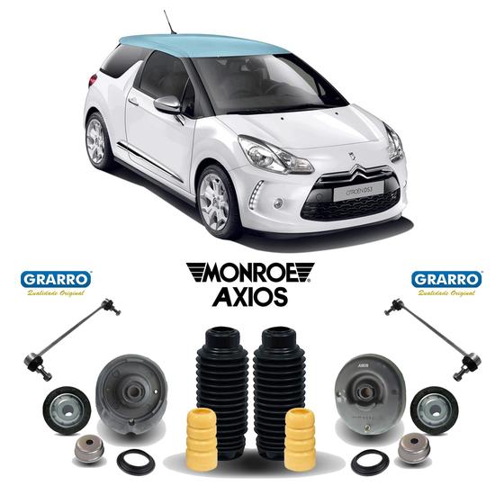 Imagem de Par Coxim Bieleta Tirante Dianteira Citron Ds3 2012 A 2016