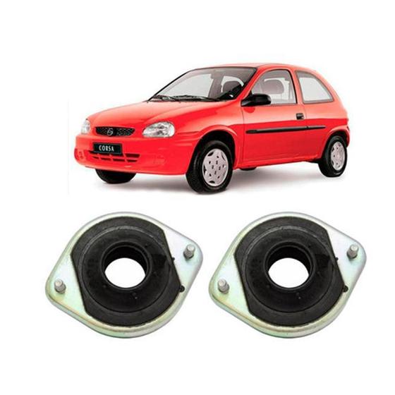 Imagem de Par Coxim Suspensão Dianteira Chevrolet Corsa 1996 1997 1998