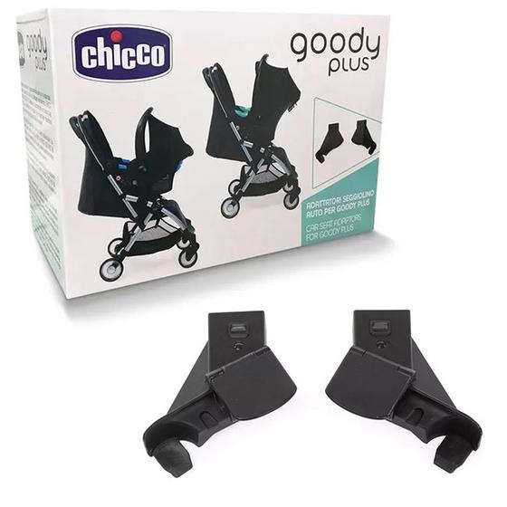 Par de Adaptador Para Carrinho Goody Plus Original - Chicco Imagem de Par de Adaptador Para Carrinho Goody Plus Original - Chicco