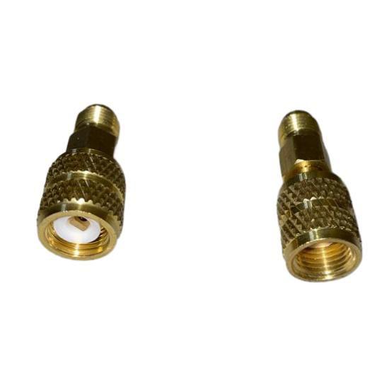 Imagem de PAR DE ADAPTADORES Fixo 1/4M X 5/16F com acionador