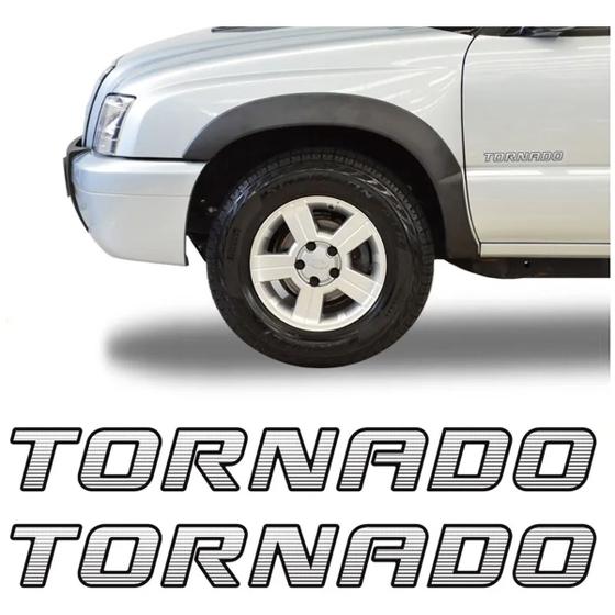 Imagem de Par De Adesivos S10 Tornado 2009 2010 2011 Emblema Lateral