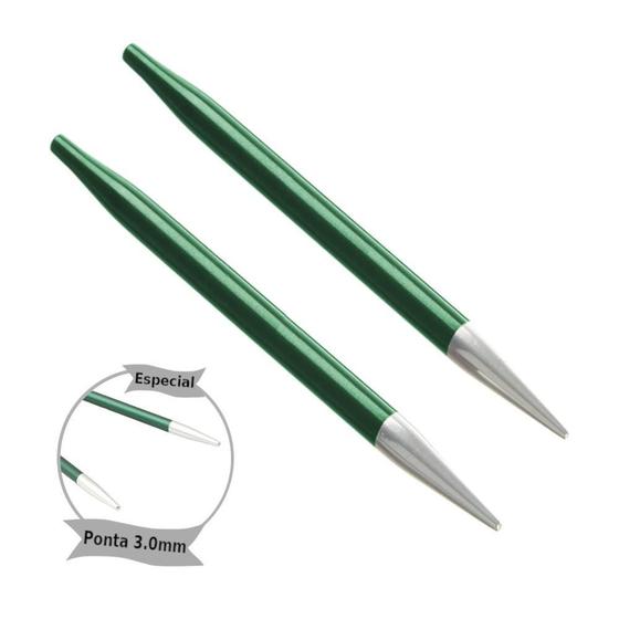 Imagem de Par De Agulhas Intercambiáveis Knitpro Zing Especial 3.0Mm