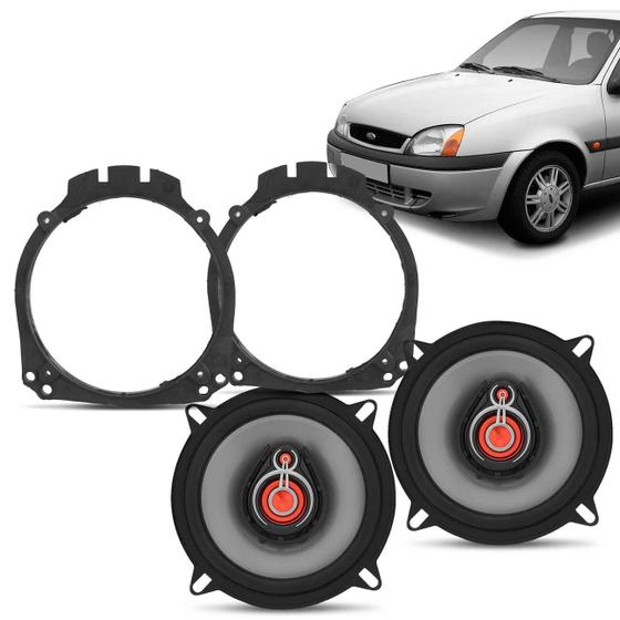 Par de Alto Falante Traseiro Fiesta 1996 a 2000 Bomber Upgrade 5 Polegadas 120W RMS 4 Ohms Triaxial Menor preço em Par de Alto Falante Traseiro Fiesta 1996 a 2000 Bomber Upgrade 5 Polegadas 120W RMS 4 Ohms Triaxial