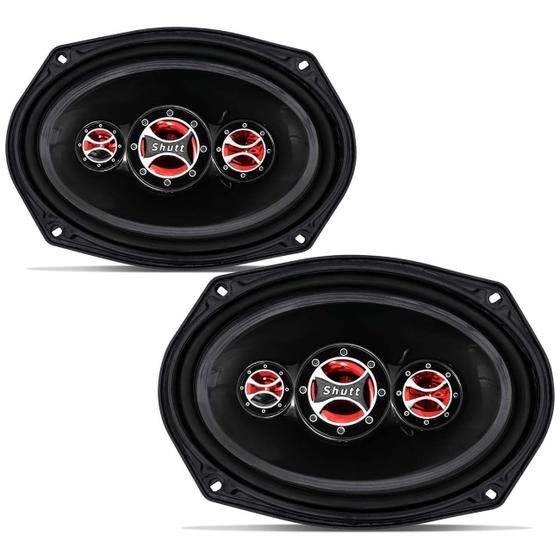 Imagem de Par de alto falantes 6x9 pol 220w rms shutt quadriaxial