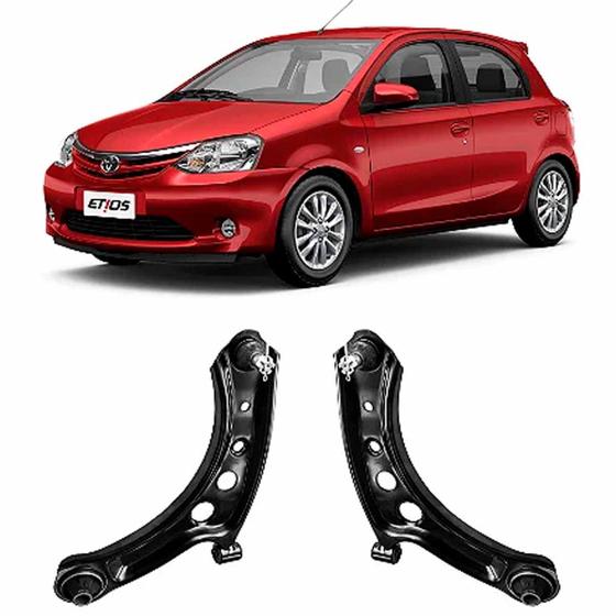 Imagem de Par de Bandeja Toyota Etios Ano 2012/2020 com Pivô Completo