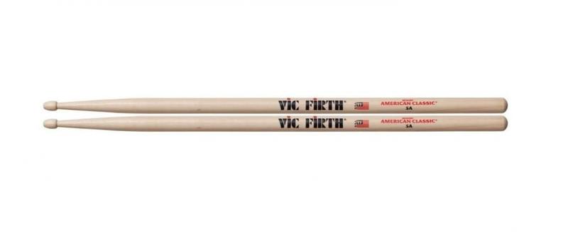 Imagem de Par de Baquetas Vic Firth 5A Ponta de Madeira