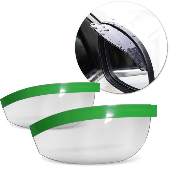 Par de Calhas Automotivas Universal para Espelho Retrovisor Acabamento Transparente Menor preço em Par de Calhas Automotivas Universal para Espelho Retrovisor Acabamento Transparente