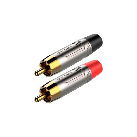 Imagem de Par de Conectores RCA Roxtone RF2CS-NG
