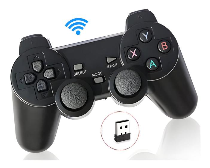 Imagem de Par de Controle Gamepad Sem Fio USB 2.4GHz Comp/ PC Android