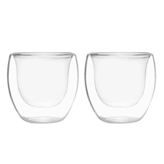 Par De Copos Para Café Parede Dupla Sem Alça Mimo Style Menor preço em Par De Copos Para Café Parede Dupla Sem Alça Mimo Style