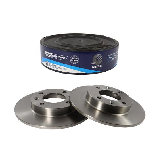 Par de Disco De Freio Dianteiro MDS Peugeot Hoggar 206 207 208 307 Citroen C3 C4 Xsara Berlingo Menor preço em Par de Disco De Freio Dianteiro MDS Peugeot Hoggar 206 207 208 307 Citroen C3 C4 Xsara Berlingo