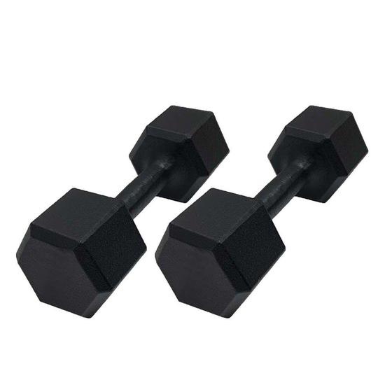 Imagem de Par de Dumbbell Sextavado Pintado  - 10kg