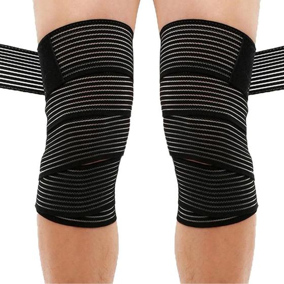 Par De Faixa Elástica Protetor Para Joelho Agachamento Musculação 1,2m Academia Exercicio Funcional Menor preço em Par De Faixa Elástica Protetor Para Joelho Agachamento Musculação 1,2m Academia Exercicio Funcional