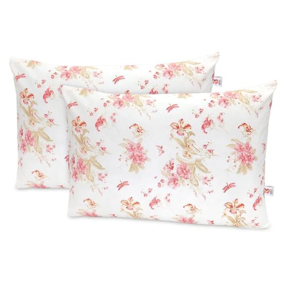 Imagem de Par De Fronhas Estampadas Avulsas Algodão Pol Envelope para Travesseiro 50x70cm