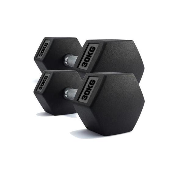 Par de Halteres Dumbell Sextavado Ahead Sports AS2102 30kg Menor preço em Par de Halteres Dumbell Sextavado Ahead Sports AS2102 30kg