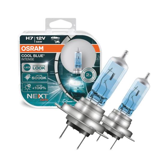 Cool Blue INTENSE 5000K 55W Abblendlicht Osram Glühlampe H1 12V