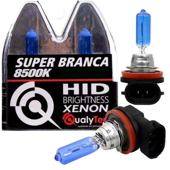 Imagem de Par de Lampadas Super Branca H16 19w 8500k Tipo HB4 Qualyten