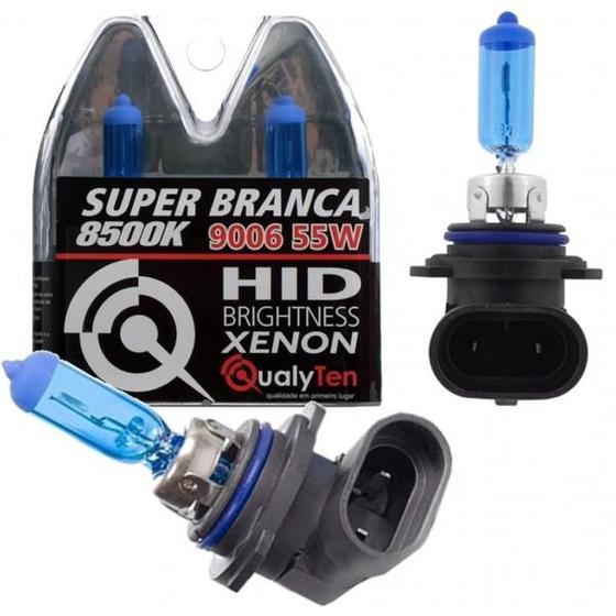 Imagem de Par de Lampadas Super Branca HB4/9006 55w 8500k Qualyten