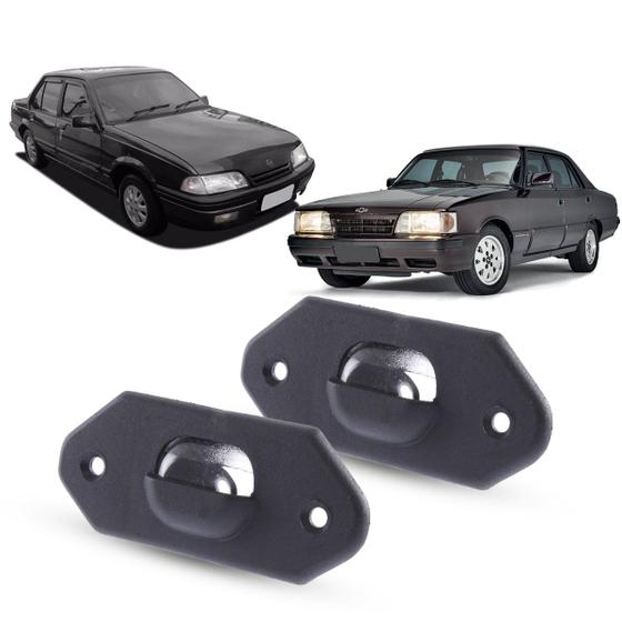 Imagem de Par de Lanterna Luz de Placa Chevrolet Monza Tubarão 1991 a 1996 Opala 1991 a 1992
