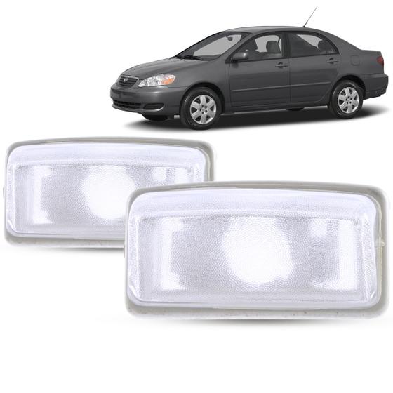 Imagem de Par De Lanterna Luz De Placa Toyota Corolla Fielder 2003 2004 2005 2006 2007 2008