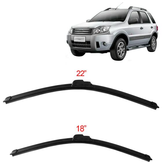 Imagem de Par De Limpador De Parabrisa Palhetas Ecosport 2003 / 2012