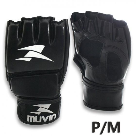 Imagem de Par de Luva de Mma Clinch Ma Preto Tamanho P/M  Muvin 