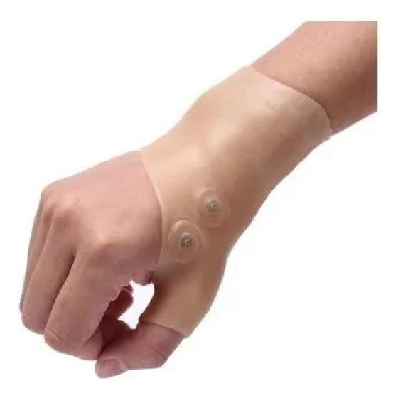 Imagem de Par De Luvas De Silicone Gel Terapia Magnética Pulso Polegar