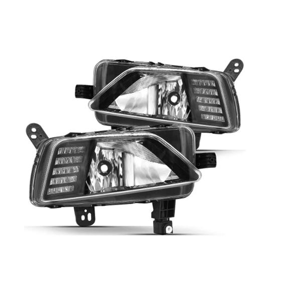 Imagem de Par de moldura led drl polo mk6 17+