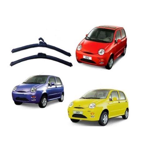 Imagem de Par De Palhetas Limpador De Parabrisa Dianteira Para Carro Chery QQ 2009 2010 2011 2012 2013 2014 2015