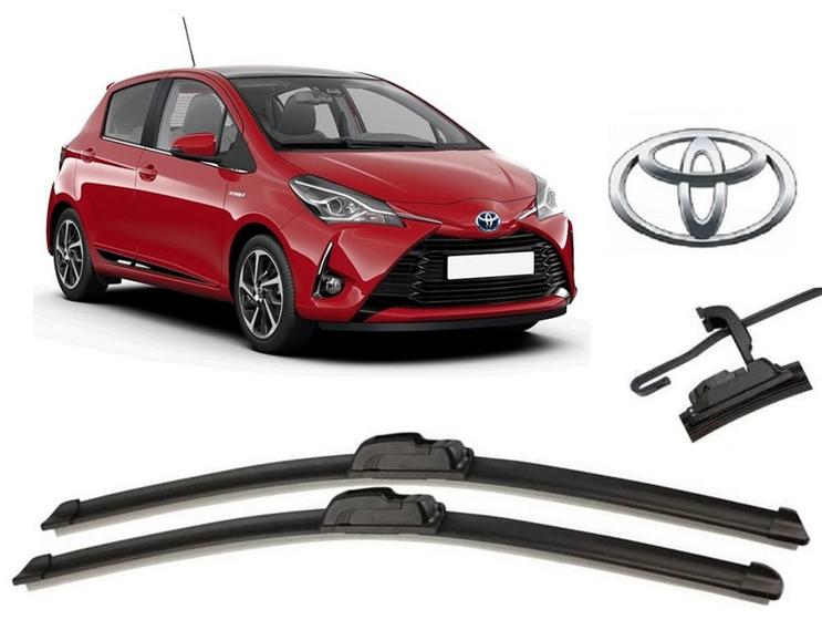 Imagem de Par De Palhetas Limpador De Parabrisa Dianteiro Toyota Yaris 2018 2019 2020 2021